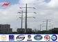 8M multisided 300kg load 3mm thickness Steel Utility Pole for Pakistan SPA Electricity project nhà cung cấp