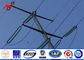 12M 650DaN Steel Utility Pole 3mm thickness Gr65 material for 110kv Distribution Power with 345 mpa nhà cung cấp
