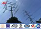 12M 650DaN Steel Utility Pole 3mm thickness Gr65 material for 110kv Distribution Power with 345 mpa nhà cung cấp