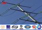 10M 2.5KN Steel Utility Pole Q345 material for Africa Electicity distribution power with galvanization nhà cung cấp