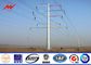 13M 6.5KN 3mm Steel Utility Pole for 230kv termination tower with galvanization surface nhà cung cấp
