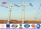 33 Kv High Tension Line Steel Tubular Pole Bitumen Protection nhà cung cấp