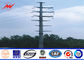 Professional Grade Three 128kv electric Steel Utility Pole 65ft 1000kg load nhà cung cấp