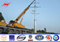 Professional Grade Three 128kv electric Steel Utility Pole 65ft 1000kg load nhà cung cấp