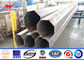 Polygonal Shape 200Dan Load 11M Height Galvanized Steel Pole With AWS D1.1 Welding Standard nhà cung cấp