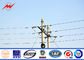 Electrical Transmission Towers 13m 2500dan Octagonal Single Circuit Electrical Utility Poles nhà cung cấp