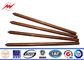 Pure Earth Earth Bar Copper Grounding Rod Flat Pointed 0.254mm Thickness nhà cung cấp