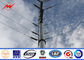 10m Commercial Light Steel Utility Pole FPR Power Transmission Line nhà cung cấp