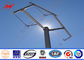 Round HDG 10m 5KN Steel Electrical Utility Poles For Overhead Transmission Line nhà cung cấp