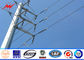 Round HDG 10m 5KN Steel Electrical Utility Poles For Overhead Transmission Line nhà cung cấp