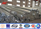 Polygonal 16m 800 DaN Galvanized Steel Power Pole 10kV - 220kV Capacity nhà cung cấp