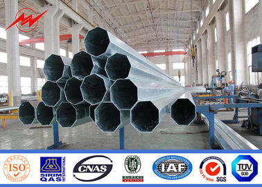 110kv Electrical Transmission Galvanized Power Pole Hexadecagonal Hot Rolled Steel nhà cung cấp