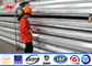 ASTM A123 220KV 12M Multi Side Bitumen Galvanised Steel Poles For Power Distribution nhà cung cấp