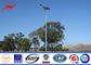 12M S345 Hot Dip Galvanized Street Light Poles Highway Steel Poles With Cross Arms nhà cung cấp