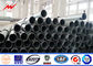10m Bitumen 220 Kv Steel Pipes Outdoor Light Pole For Overhead Line Project nhà cung cấp
