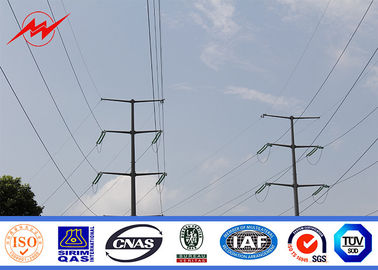 43m cột điện tiện ích Thép kẽm nóng cho truyền tải điện 10kv-550kv nhà cung cấp