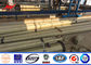 Multi Sides Electrical Power Pole / Galvanization Steel Utility Poles , NFA91121 Standard nhà cung cấp