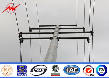 Hot Dip Galvanized 40ft Metal Utility Poles Octagonal Shape Yield Strength 50ksi nhà cung cấp