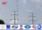 11M 1.8 Safety Factor Steel Utility Poles For Power Transmission Line Project nhà cung cấp