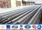15M Bitumen Burial Type Galvanised Steel Tubular Pole For Transmission Poles nhà cung cấp