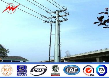 11.9m - 600dan Power Transmission Poles Galvanized Octagonal Electrical Power Pole nhà cung cấp