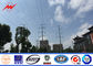 11KV 73KM Transmission Line Galvanized 4mm Electric Steel Pole with Bitumen nhà cung cấp