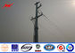 Galvanized Polygonal Tapered Electrical Power Pole For Transmission Line Project nhà cung cấp