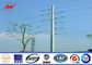 Cột điện tiện ích mạ kẽm 133kv 40ft với ISO nhà cung cấp
