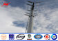 10.5M 800 DAN Steel Power Pole Double Circuit Transmission Line Electric Utility Poles nhà cung cấp