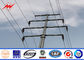 69kv - 115kv Galvanized Octagonal Electrical Power Pole With Bitumen Surface Treatment nhà cung cấp