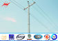 135kv Electricity Self Supporting Distribution Power Transmission Poles AWS D1.1 nhà cung cấp