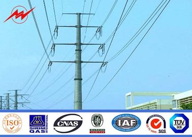 132kv Electrical Power Transmission Poles Round Hot Dip Galvanized For Transmission line nhà cung cấp