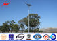 17m Galvanized Painted 400W Round Solar Philippines Street Lighting Poles Price For Road / Highway nhà cung cấp