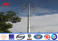 18m Columniform Galvanized Steel Pole For Transmission Line , Utility Power Poles nhà cung cấp