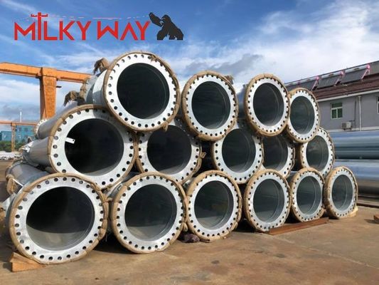 Tháp trụ đơn thép Q345 cho viễn thông 18m-30m Mạ kẽm nhúng nóng nhà cung cấp