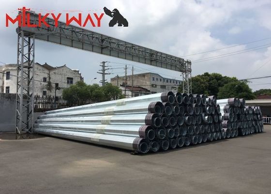 12M 16KN Thép ống cột điện cho dự án truyền dòng phân phối điện nhà cung cấp