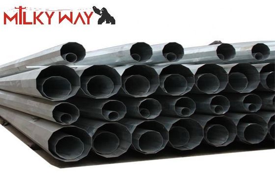 15M 6mm Độ dày tùy chỉnh cột truyền tải điện thép kẽm nhà cung cấp