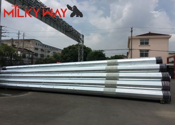 15M 6mm Độ dày tùy chỉnh cột truyền tải điện thép kẽm nhà cung cấp