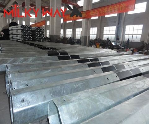 9m-13m thép ống cột với đắm nóng galvanizing nhà cung cấp