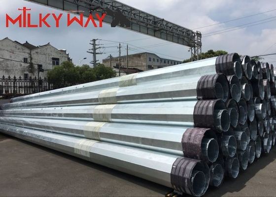 80FT 90FT 138KV Thép kẽm cột điện cho phân phối điện nhà cung cấp