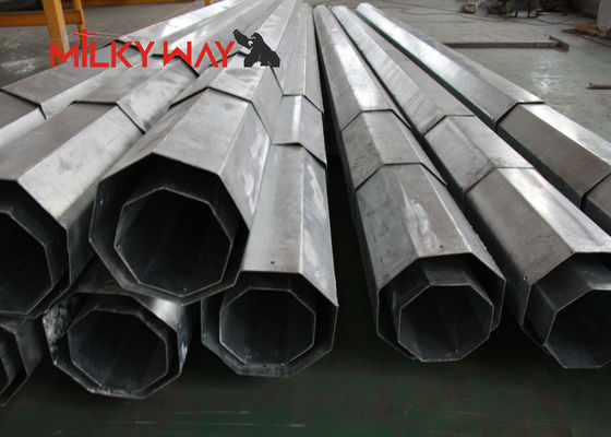 Hot Dip Galvanized Cột điện điện cho truyền điện với chiều cao tùy chỉnh nhà cung cấp