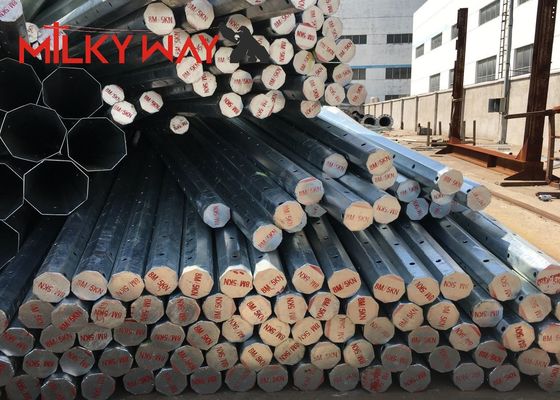 Cột điện bằng thép cường độ cao để phân phối và truyền tải điện năng ổn định nhà cung cấp