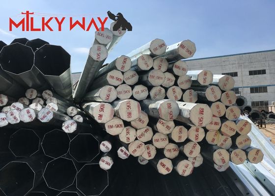 Cột điện bằng thép cường độ cao để phân phối và truyền tải điện năng ổn định nhà cung cấp
