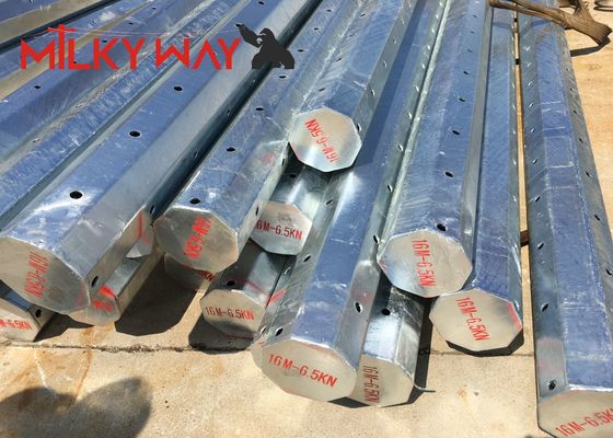 Cột điện bằng thép cường độ cao để phân phối và truyền tải điện năng ổn định nhà cung cấp