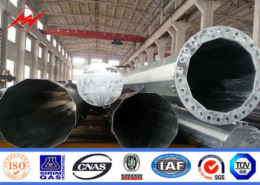 34m Polygonal High Mast Light Pole Hot Dip Galvanized Với Hệ thống nâng nhà cung cấp