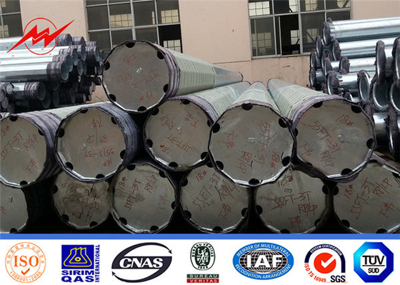 138KV ống thép cột điện cho đường truyền điện 1 mm đến 36 mm nhà cung cấp