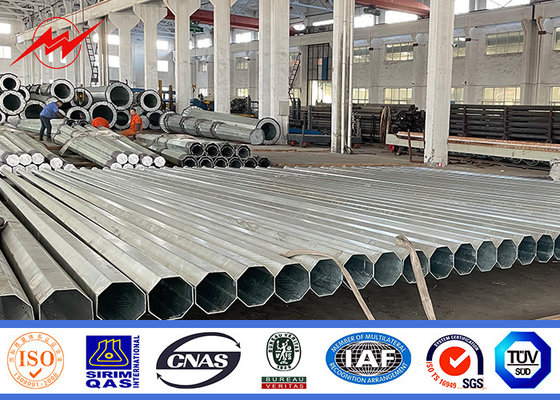 Các cột truyền điện galvanized nóng với kỹ thuật hàn cung ngâm tự động Xây dựng bền nhà cung cấp