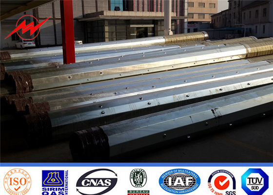 60ft thép kẽm cột điện với tùy chỉnh chiều dài và đường kính tùy chọn nhà cung cấp