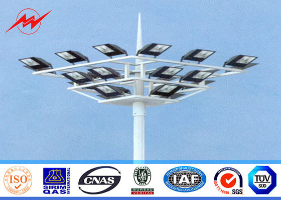 Chiều cao đèn 30M chiều cao Chiều cao cột đèn LED với đèn HPS 1000W