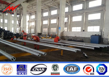 Cột thép mạ kẽm nhúng nóng 6m một cánh tay để chiếu sáng ngoài trời